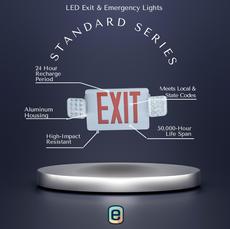 Led Exit Signs and Emergency Light